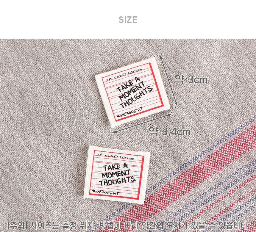 ����ũ TAKE A ��� �Ƿ��� LABEL ��ǰ�̹���